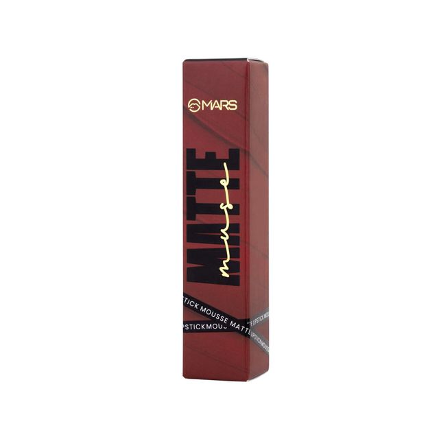 MARS Cosmetics Matte Muse Mousse Lipstick (3ml) (01-LEADING LADY) with Doe-Foot Applicator