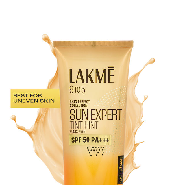 Lakme Sun Expert Tinted Sunscreen SPF 50 Pa +++ | Broad Spectrum Uva/B Protection | Blue Light