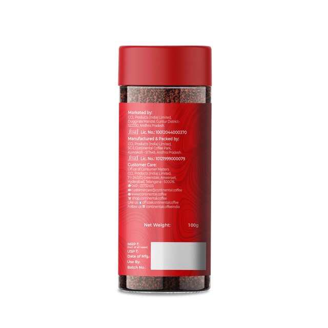 Continental Coffee Speciale 100% Pure Instant Coffee Jar