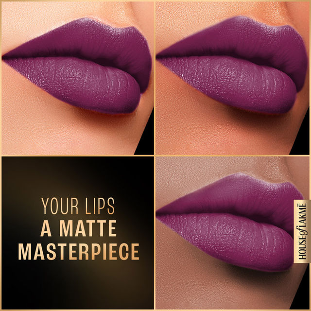 Lakme Forever Matte Liquid Lip, 16hr Lipstick, Lightweight & transferproof - Wine Glow
