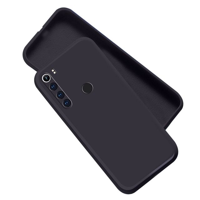Artistque Case for Xiaomi Redmi Note 8 Back Cover - Plain Liquid Silicone
