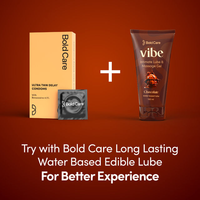 Bold Care Extend Delay Spray With Lidocaine 10%(20gms) & Bold Care Ultra Thin Delay Condoms With Benzocaine 4.5%(20gms) Combo