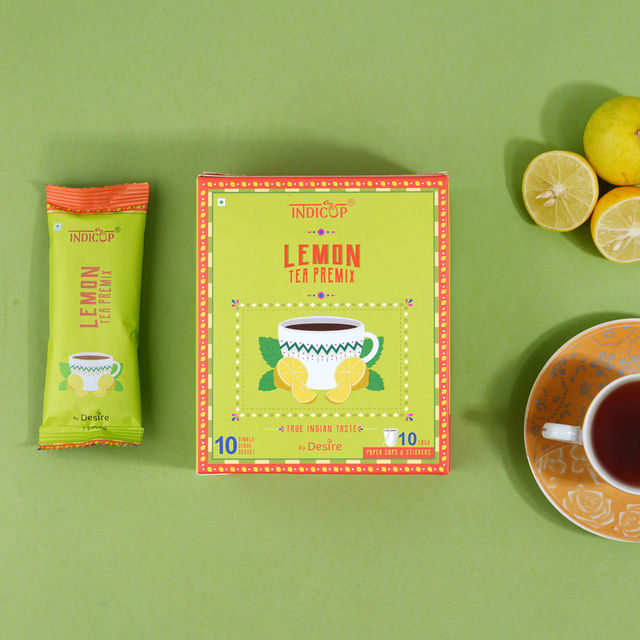 Indicup Lemon Tea Premix Instant Black Tea