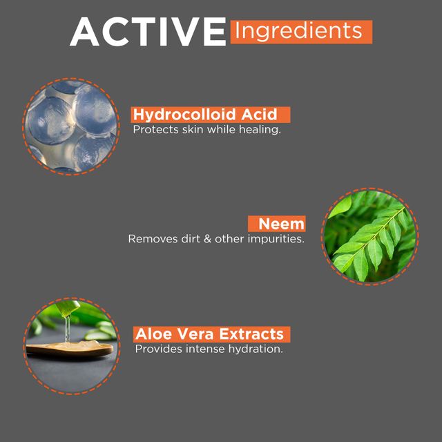 Beardhood Acne Pimple Relief Patches For Active Surface Acne, Hydrocolloid, Invisible & Waterproof