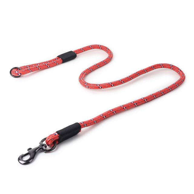 Zigly Lifestyle Reflective Rope Leash Small - 12 Mm - Red