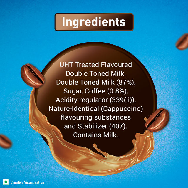 Nescafe Ready To Drink Coffee Flavoured Milk Intense Cafe Cappucino Cold Coffee