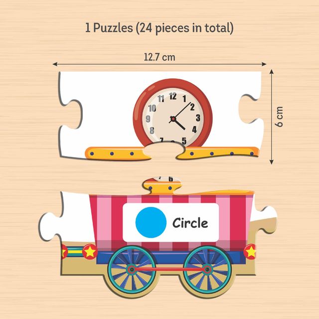 Sterling Shapes & Colour Train Puzzle Game