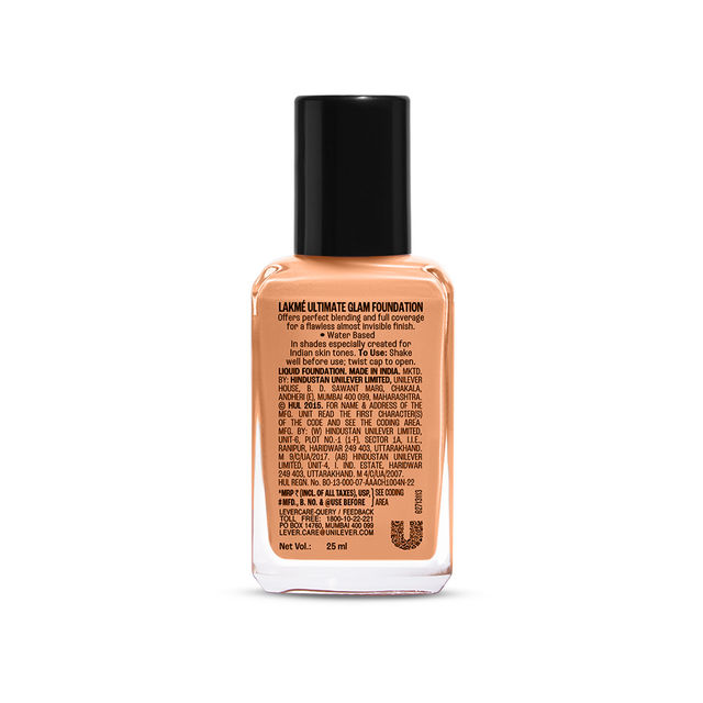 Lakme FOREVER MATTE FOUNDATION for Superior Coverage, Vit E, lightweight & water-resist Shell