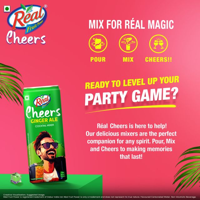 Real Cheers Ginger Ale - Cocktail Mixer
