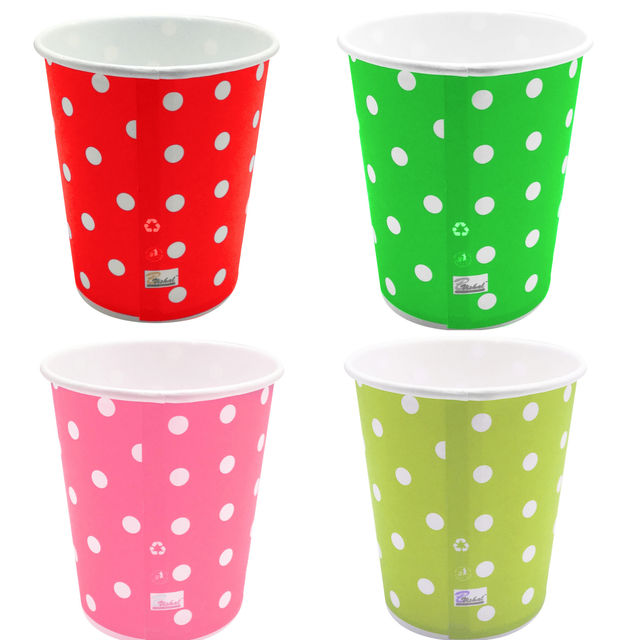 Polka Dot Paper Glass For Party - Assorted Color