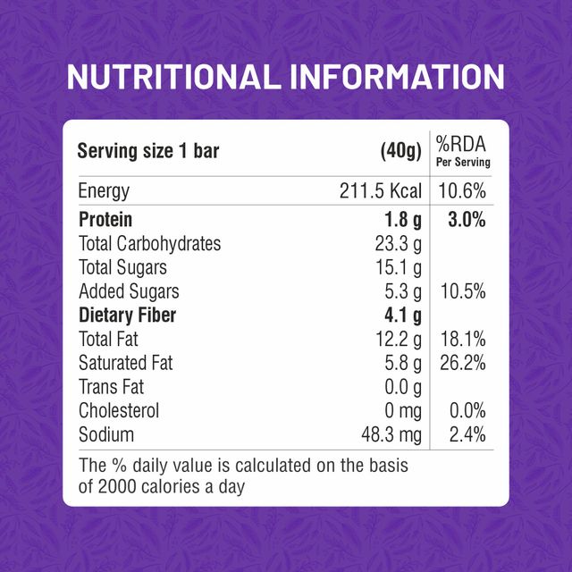 Rite Bite Melting Chocolate Chocofill Fiber Energy Bar
