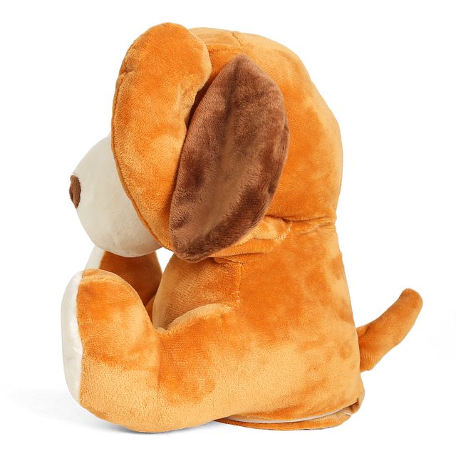 Hamley's Fuzzbuzz Peek A Boo Dash Dog, 3Y+, Brown