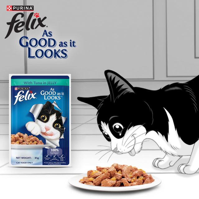 Purina Felix with Tuna in Jelly | Wet Food for Adults | Complete and Balanced Adult Food