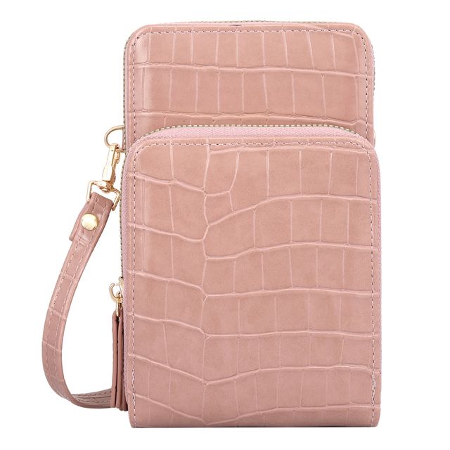 Lino Perros Women's Structured Sling Bag | LWSL00514 | Peach