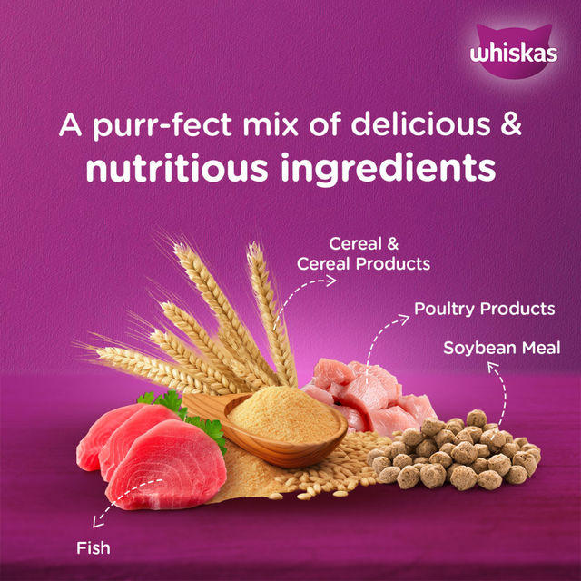Whiskas Adult Ocean Fish Flavour Dry Cat Food