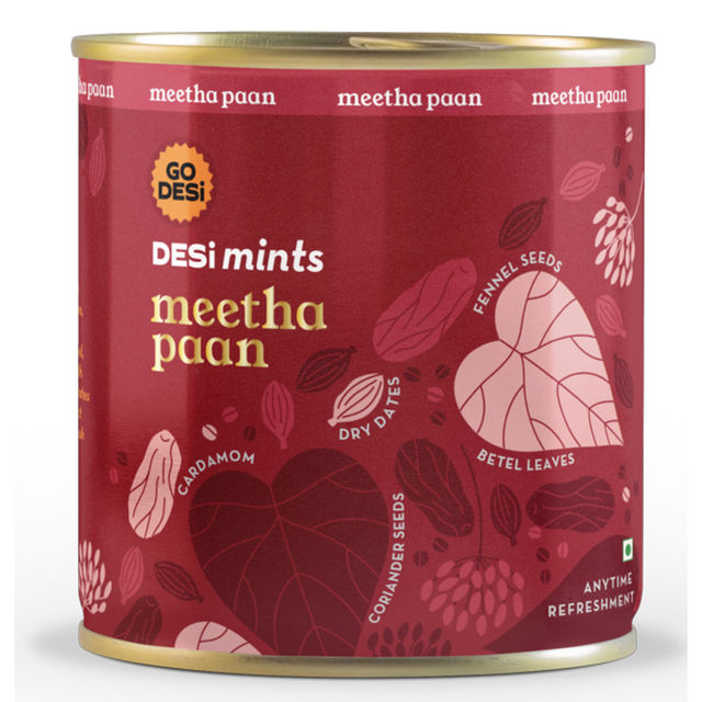 GO DESi Desi Mints Meetha Paan 90 g Combo