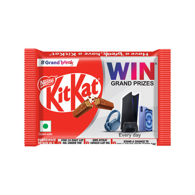 KitKat Grand Break, 4 Fingers, Chocolate Coated Wafer 38.5 g Combo