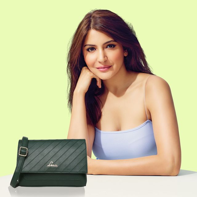 Lavie Women's Becca Polyester Sling Bag | Dark Green - S