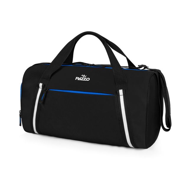 Pazzo Cross 28L Gym Duffel Bag | Travel | Sports | Unisex Bag with Shoe Compartment & Pockets