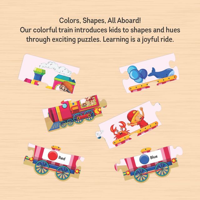 Sterling Shapes & Colour Train Puzzle Game