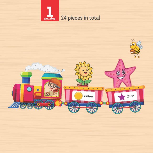 Sterling Shapes & Colour Train Puzzle Game
