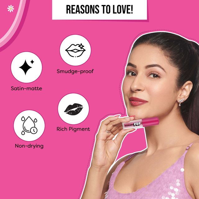 SUGAR POP Liquid Lipstick - Raspberry | Paraben Free
