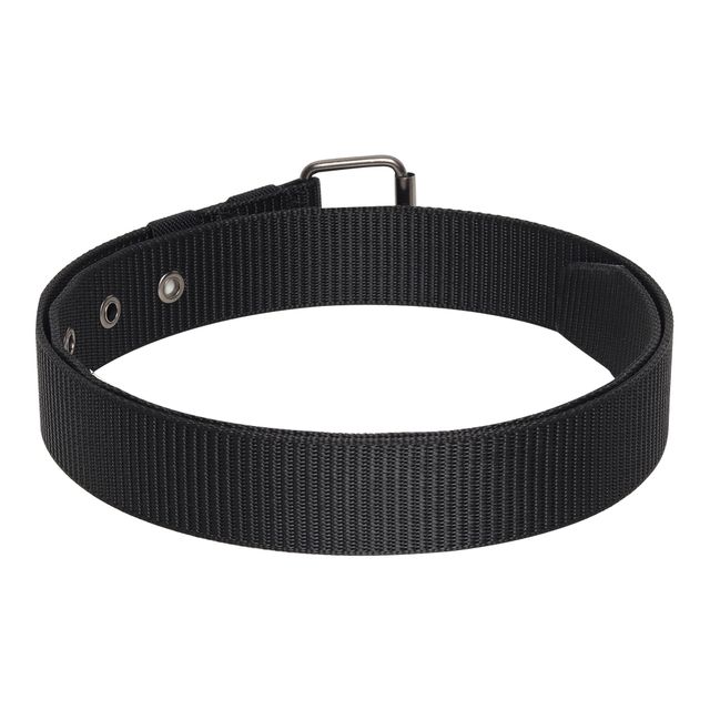 Zoro Men's Solid Woven Fabric Belt | Black - Free Size