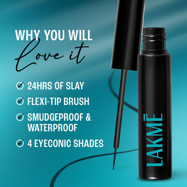 Maybelline New York Colossal Kajal Black Fix With Aloe Vera(0.35gms), Renee Fab 5 Nude 5In1 Lipstick(7.5gms) & Lakme Eyeconic Liquid Eyeliner, Black(4.5ml) Combo