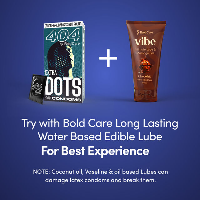 Bold Care Extra Dotted Condom - 1500 Raised Dots