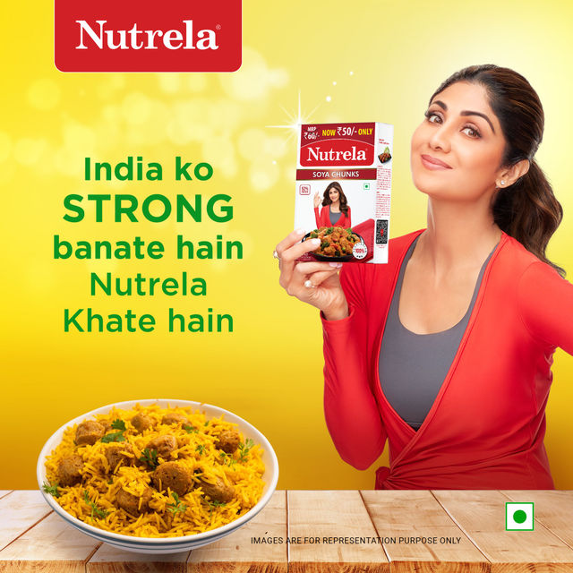 Nutrela 100% Vegetarian Soya Chunks