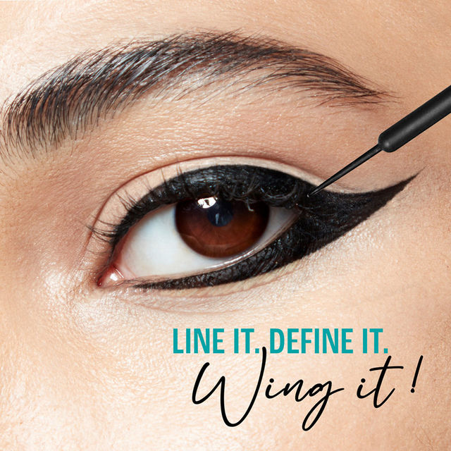 Lakme Elle 18 Eye Drama Kajal Super Black(0.35gms) & Lakme Eyeconic Eyeliner - Black | Waterproof(4.5ml) Combo