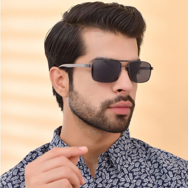 Royal Son Full Rim | Rectangular | Polarized | Large | Men Sunglasses - CHI0085 - C2