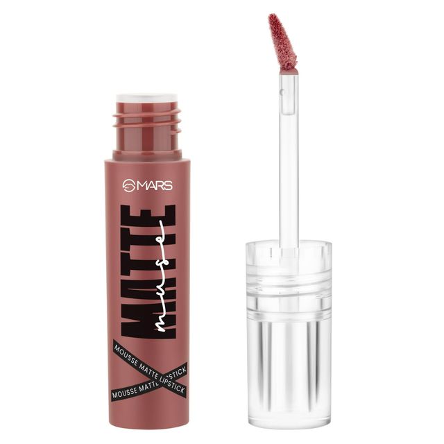 MARS Cosmetics Matte Muse Mousse Lipstick (3ml) (05-EMPRESS) with Doe-Foot Applicator