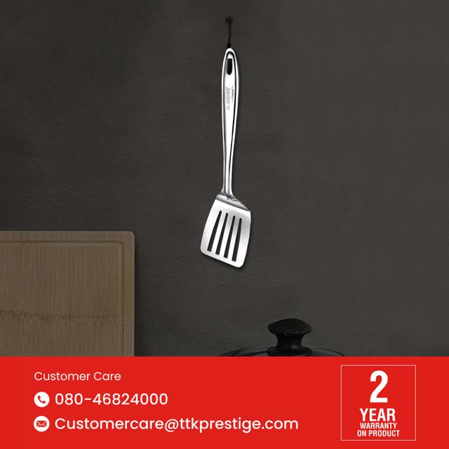 Judge by Prestige Stainless Steel Slotted turner 1.5(27cm)