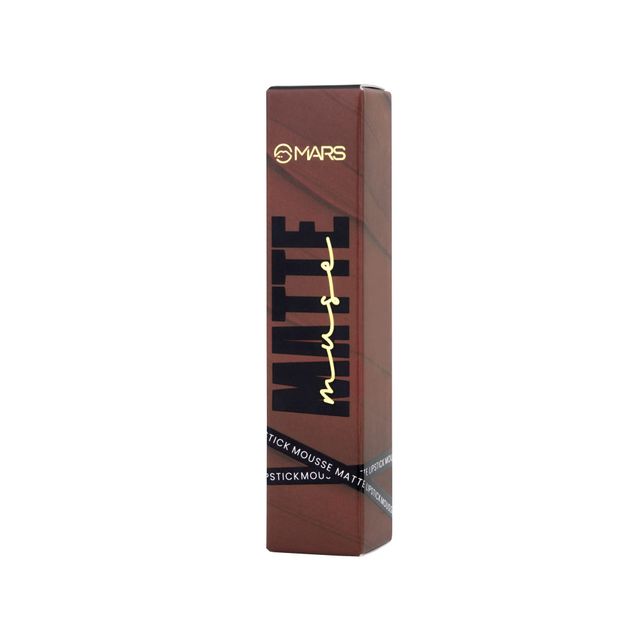 MARS Cosmetics Matte Muse Mousse Lipstick (3ml) (03-QUEEN) with Doe-Foot Applicator