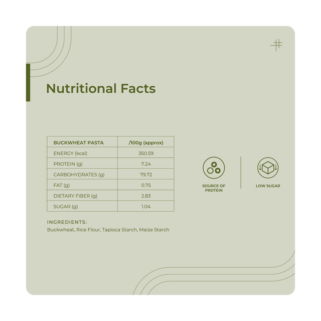 The Millet Company Buckwheat Pasta