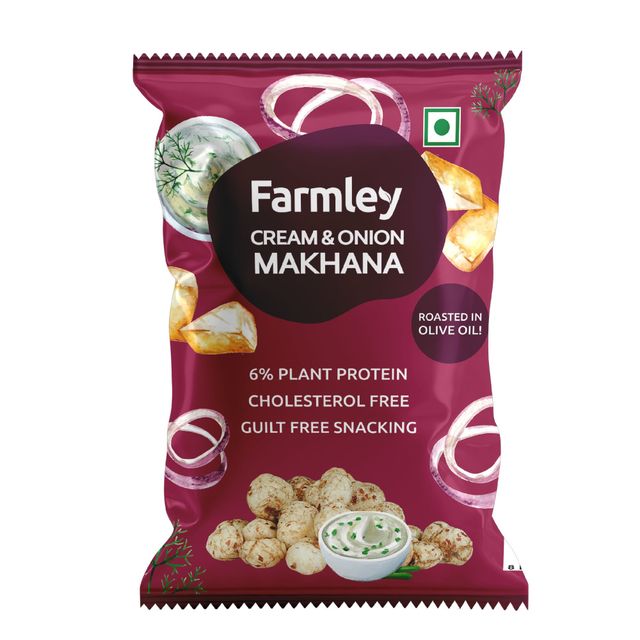 Farmley Cream & Onion Makhana Roasted In Olive Oil