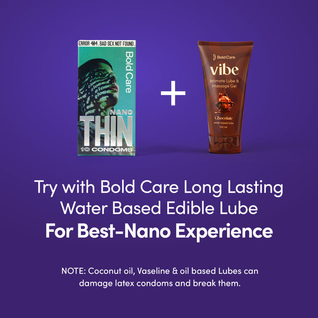 Bold Care 404 Super Nano Thin Condoms For Men