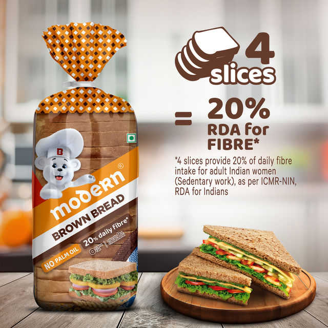 Modern- Brown Bread (No trans Fat ) 400 g Combo