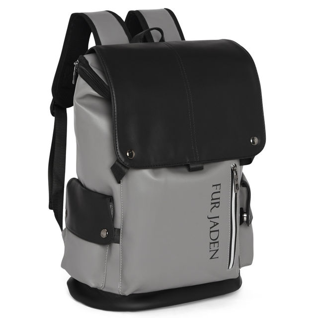 Buy Fur Jaden 22 L Anti-Theft Style Black Grey Combo Vegan Leather Buy Fur Jaden 22 L Anti-Theft Style Black Grey Combo Vegan Leather