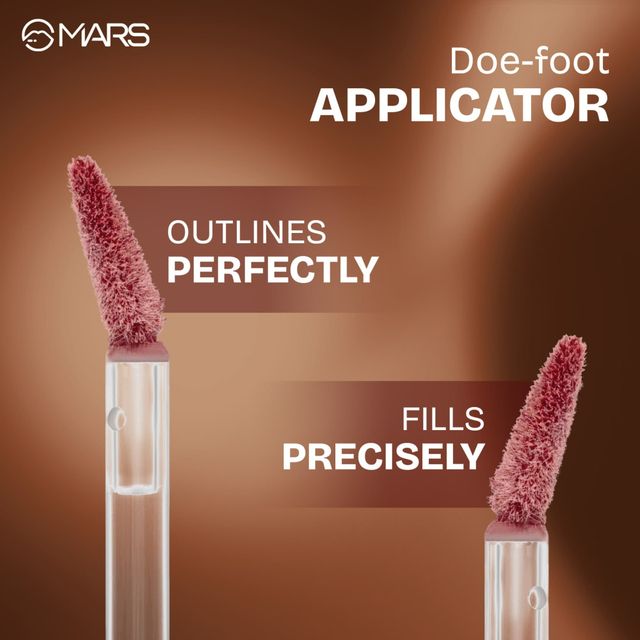 MARS Cosmetics Matte Muse Mousse Lipstick (3ml) (05-EMPRESS) with Doe-Foot Applicator