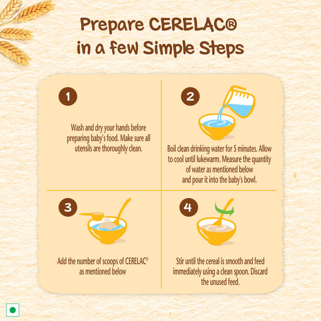 Nestle CERELAC 5 Grains & Fruits Baby Food Cereal (Source of Iron & Protein, 18 -24 Months)