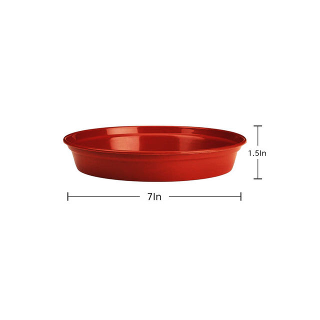 Kyari Terracotta Tray | 7 Inch | Pack of 5 | Garden Accessory