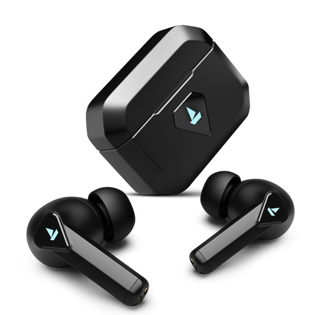 boAt Immortal 150 TWS Earbuds for Gaming w/ 40H Playtime, BEAST Mode & RGB LEDs (Black Sabre)