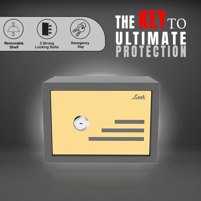 Link Smart Mecano Safe Locker - 21L Computerized Key Access | SS304 Locking Bolts