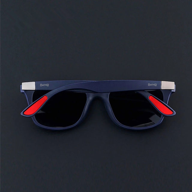 Eyewearlabs Men Sunglassses OKNO Spidey Navy Blue Square