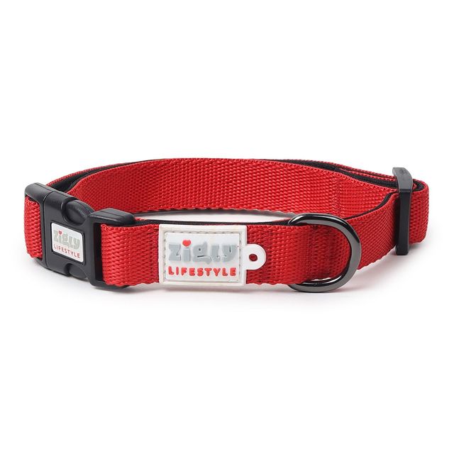 Zigly Lifestyle Classic Padded Collar Medium - 20 Mm - Red