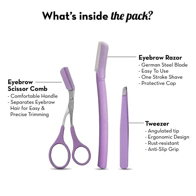Plush Eyebrow Shaping Razor For Perfect Brows Easy To Use At Home