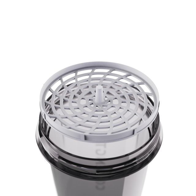 Decathlon | Double -Click Leak-Proof Shaker With Strainer - Black, 700Ml