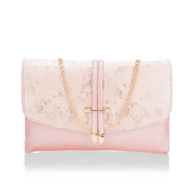 Lavie Chirpy Envelope Clutch(1pc), Vincent Chase by Lenskart | Full Rim Wayfarer Sunglasses | Polarized UV Protected | Unisex | Large | Black(1pc) & Voylla Valentine's Day Mosaic Heart Earrings(2pc) Combo